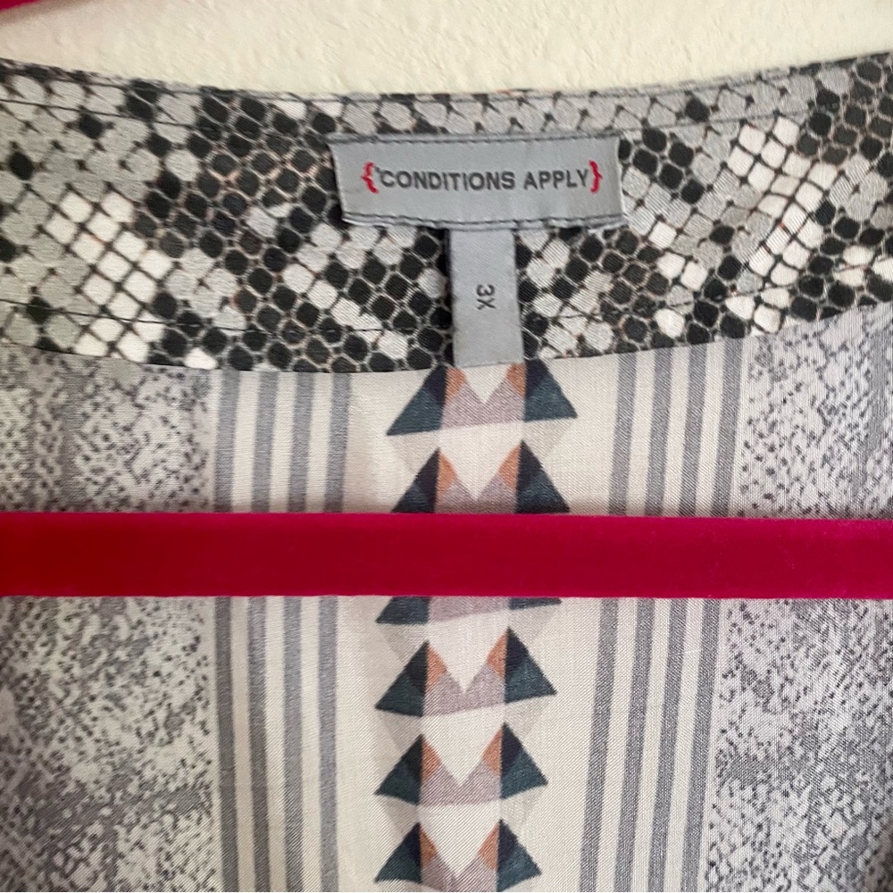 Anthropologie Conditions Apply Animal Print Tunic - Picture 7 of 8